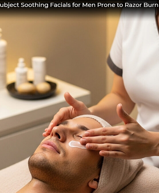 Sensitive Subject Soothing Facials for Men Prone to Razor Burn & Irritation