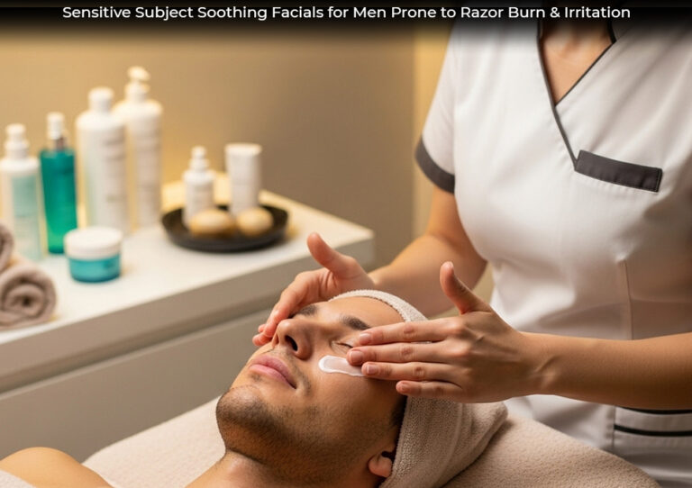Sensitive Subject Soothing Facials for Men Prone to Razor Burn & Irritation
