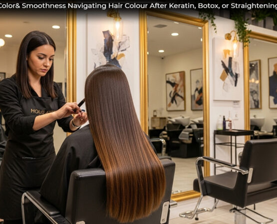Color& Smoothness: Navigating Hair Colour After Keratin, Botox, or Straightening