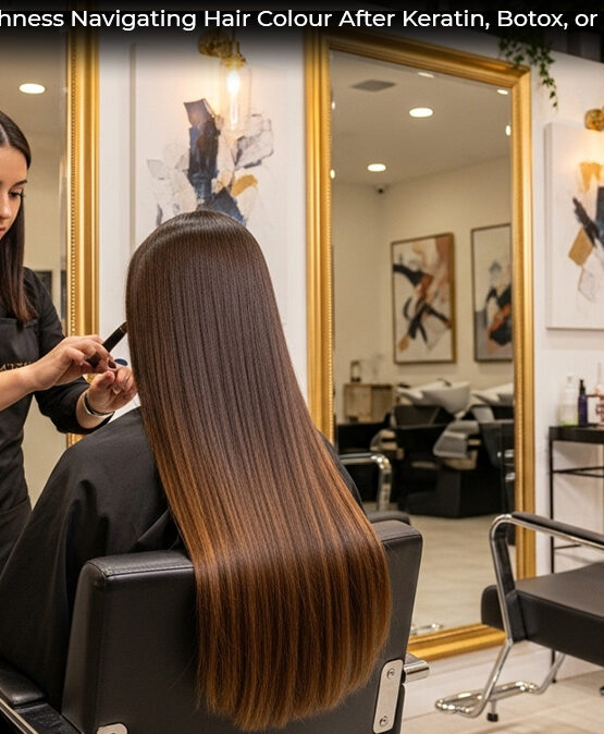 Color& Smoothness: Navigating Hair Colour After Keratin, Botox, or Straightening