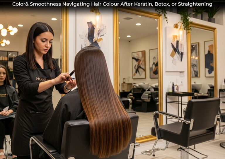 Color& Smoothness: Navigating Hair Colour After Keratin, Botox, or Straightening
