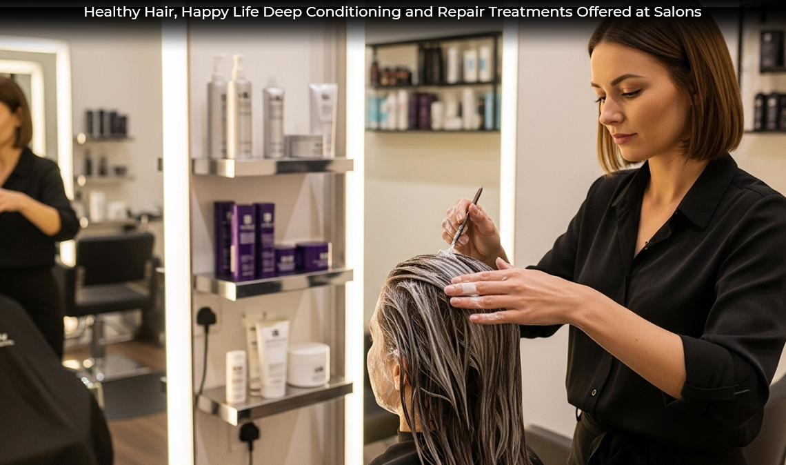 Healthy Hair, Happy Life Deep Conditioning and Repair Treatments Offered at Salons