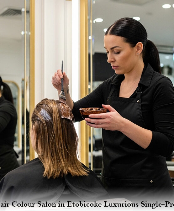 All-Over Hair Colour Salon in Etobicoke: Luxurious Single-Process Style
