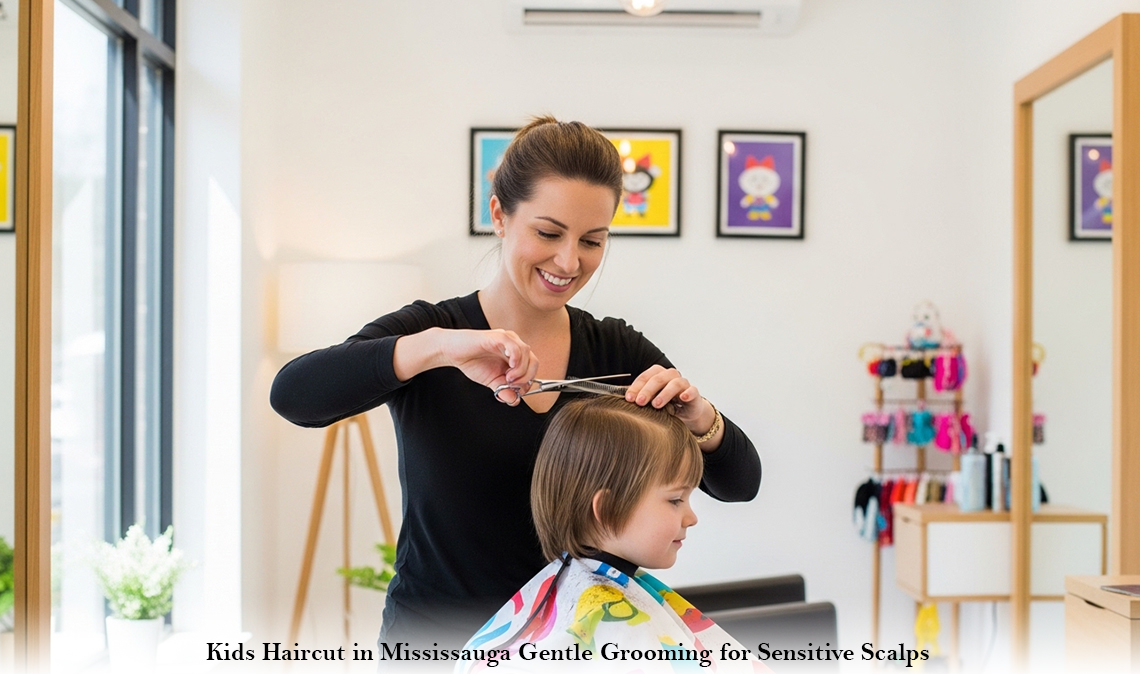 Kids Haircut in Mississauga: Gentle Grooming for Sensitive Scalps