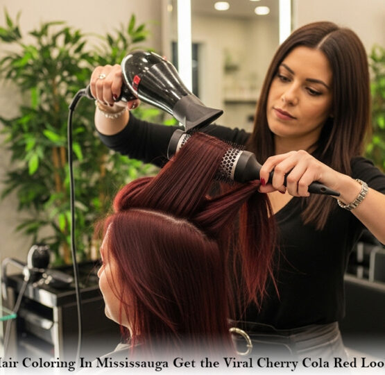 Hair Coloring In Mississauga Get the Viral Cherry Cola Red Look
