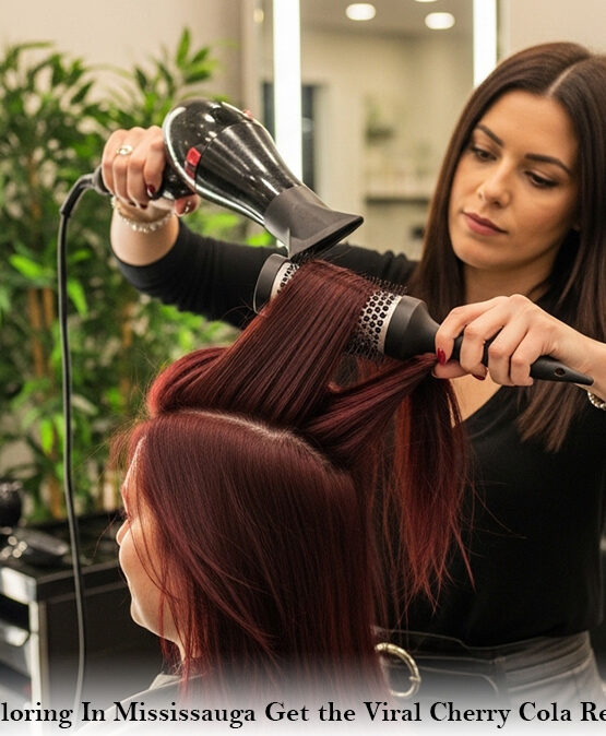 Hair Coloring In Mississauga Get the Viral Cherry Cola Red Look