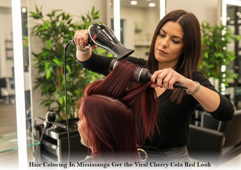 Hair Coloring In Mississauga Get the Viral Cherry Cola Red Look