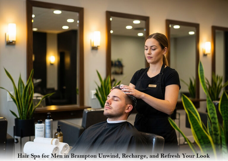 Hair Spa for Men in Brampton Unwind, Recharge, and Refresh Your Look