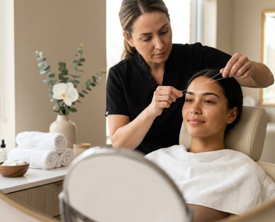 The Clean Girl Aesthetic Achieving Minimalist Brows with Threading