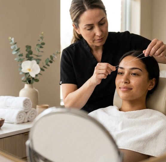 The Clean Girl Aesthetic Achieving Minimalist Brows with Threading