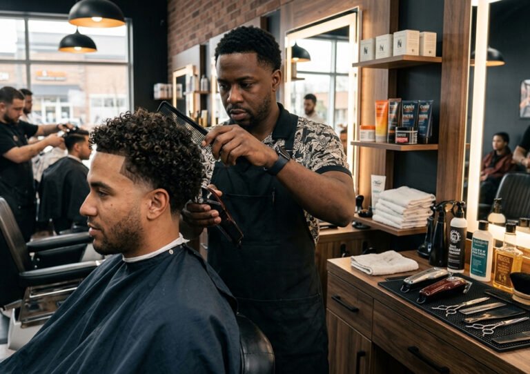 Which Barber Shop Brampton Experts Specialize in Curly and Textured Hair?