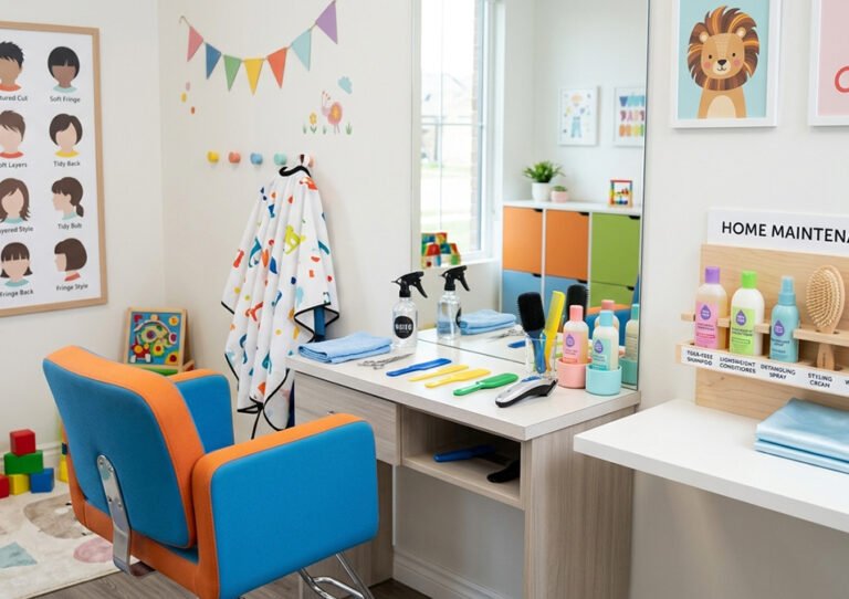How to Maintain Your Child’s Haircut Between Professional Visits