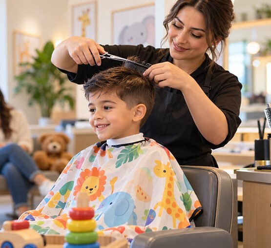 How Do Barbers in Brampton Make a Kids Haircut a Fun Experience