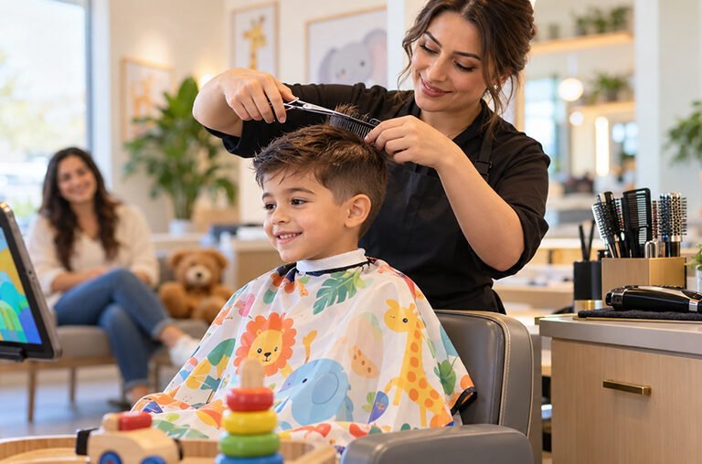 How Do Barbers in Brampton Make a Kids Haircut a Fun Experience
