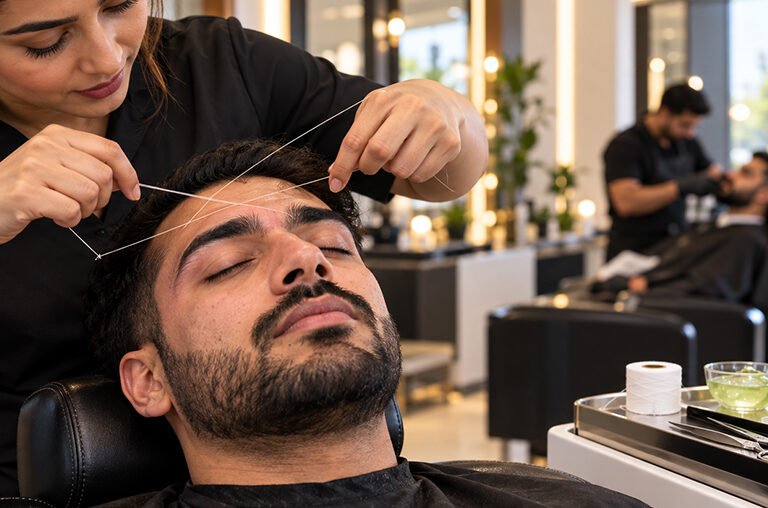 How Does Eyebrow Threading Brampton Help Define Your Face Shape