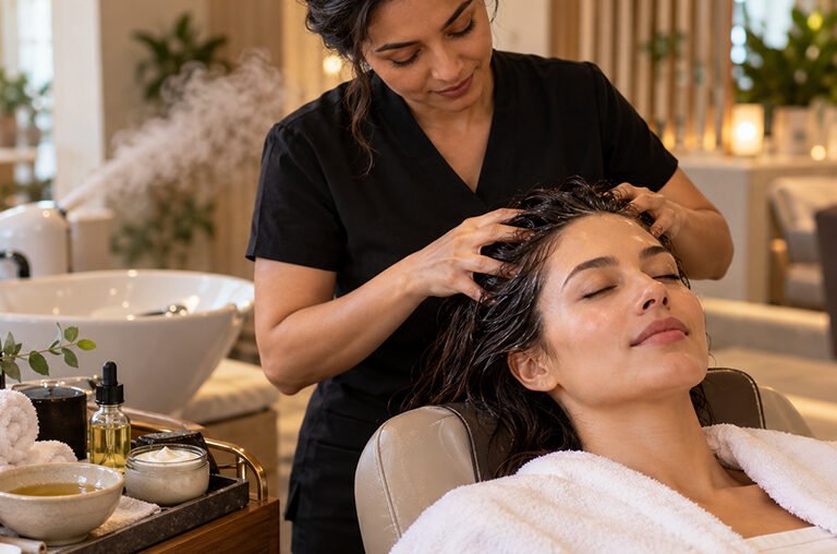 What Is the Difference Between a Scalp Massage and a Head Spa with Scalp Massage Treatment Etobicoke
