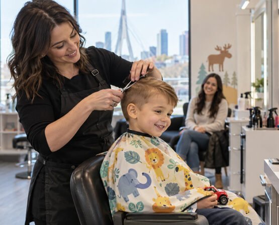 Why Should You Choose a Professional Salon for a Kids Haircut Winnipeg