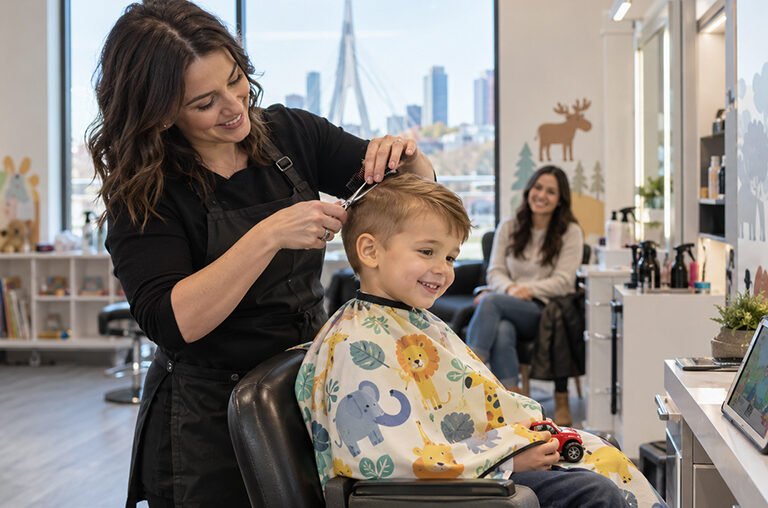 Why Should You Choose a Professional Salon for a Kids Haircut Winnipeg