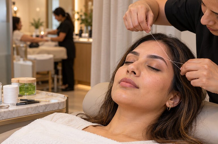 Is There a Private Setting for Threading Eyebrows In Brampton
